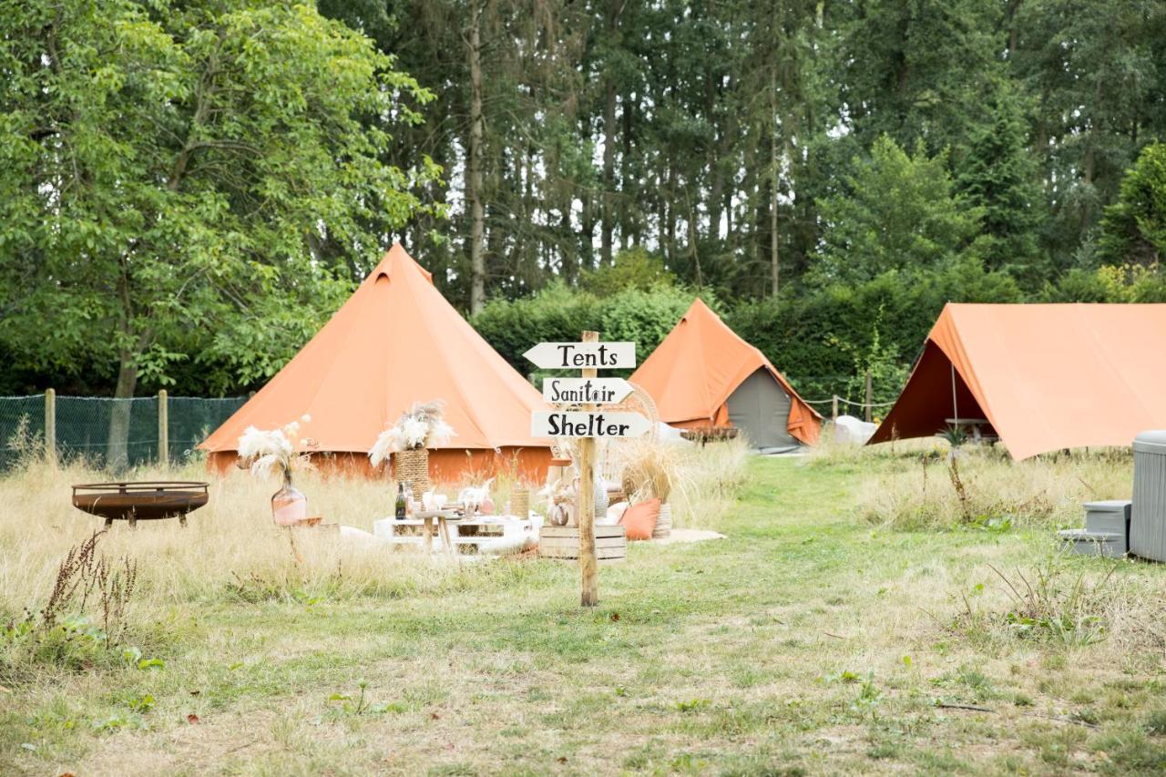 Fiertelmeers Boutique Glamping Hotel Ronse Bagian luar foto